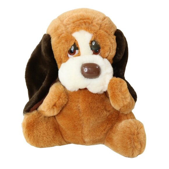 Russ Baxter Bashful Basset Hound Puppy Dog Puppet Plush Toy Vintage - Picture 1 of 10